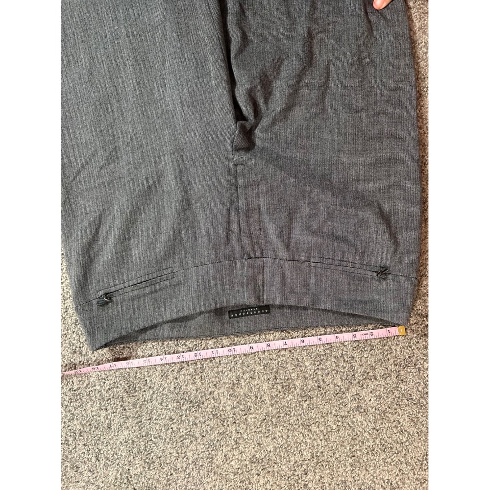 Apostrophe Dress Pants Women 16 Grey Stretch Wide Leg Professional Officecore - Picture 12 of 12